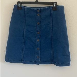 Blue jean skirt